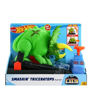 Hot wheels 2024 smashin triceratops