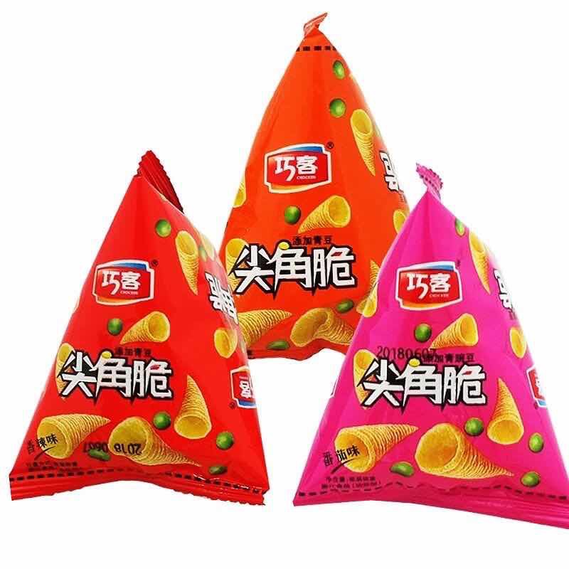 Qiaoke Sharp Corner Crisp Bulk Waiting Snacks Triangle Crispy Small ...