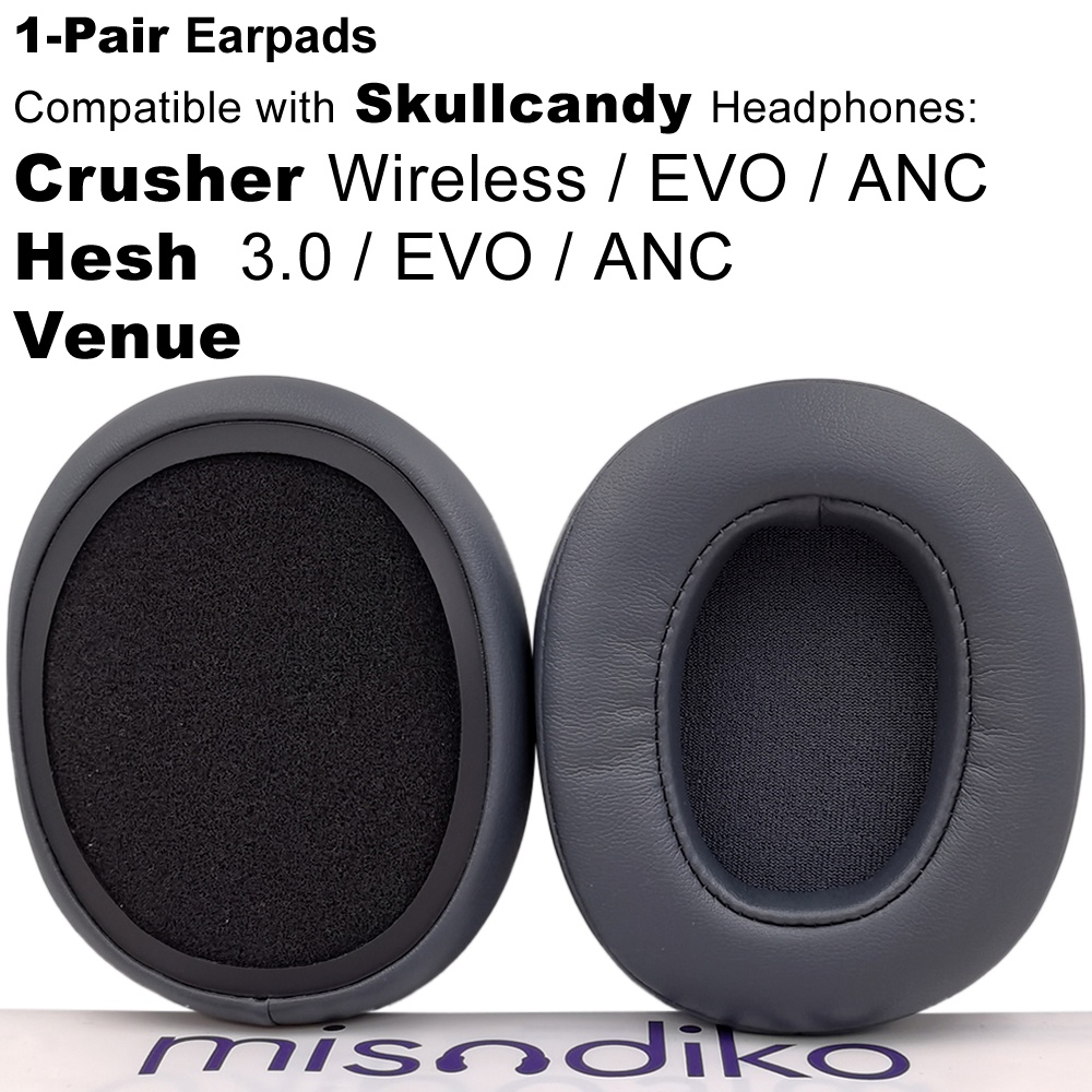 misodiko Earpads Replacement for Skullcandy Hesh 3, Venue, Crusher
