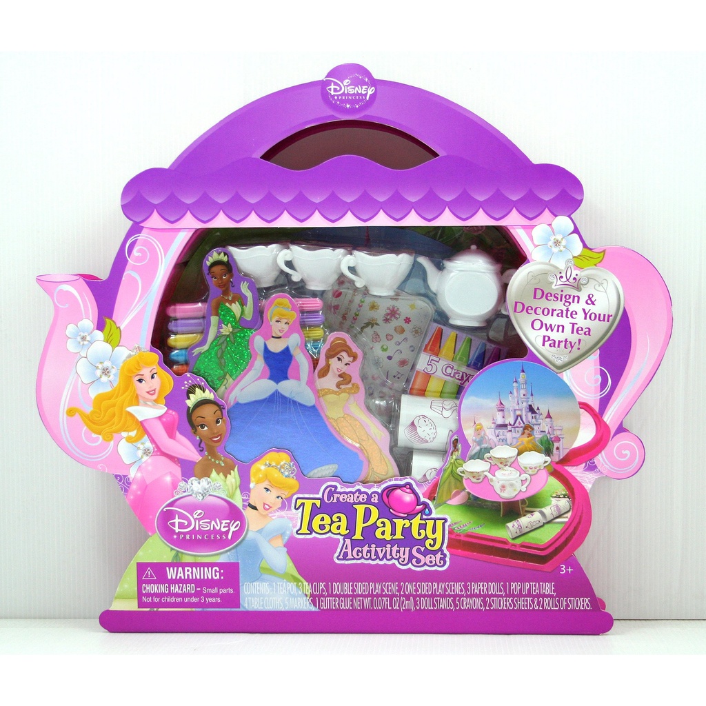 Disney- Princess Creat A Tea Party Activity Set | Shopee Philippines