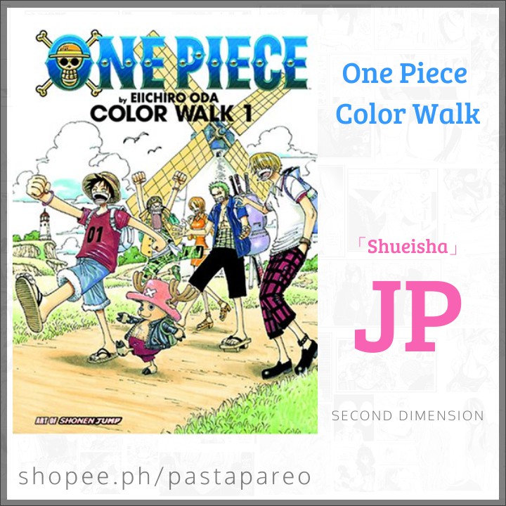One Piece Color Walk Art Book Series | Shopee Philippines