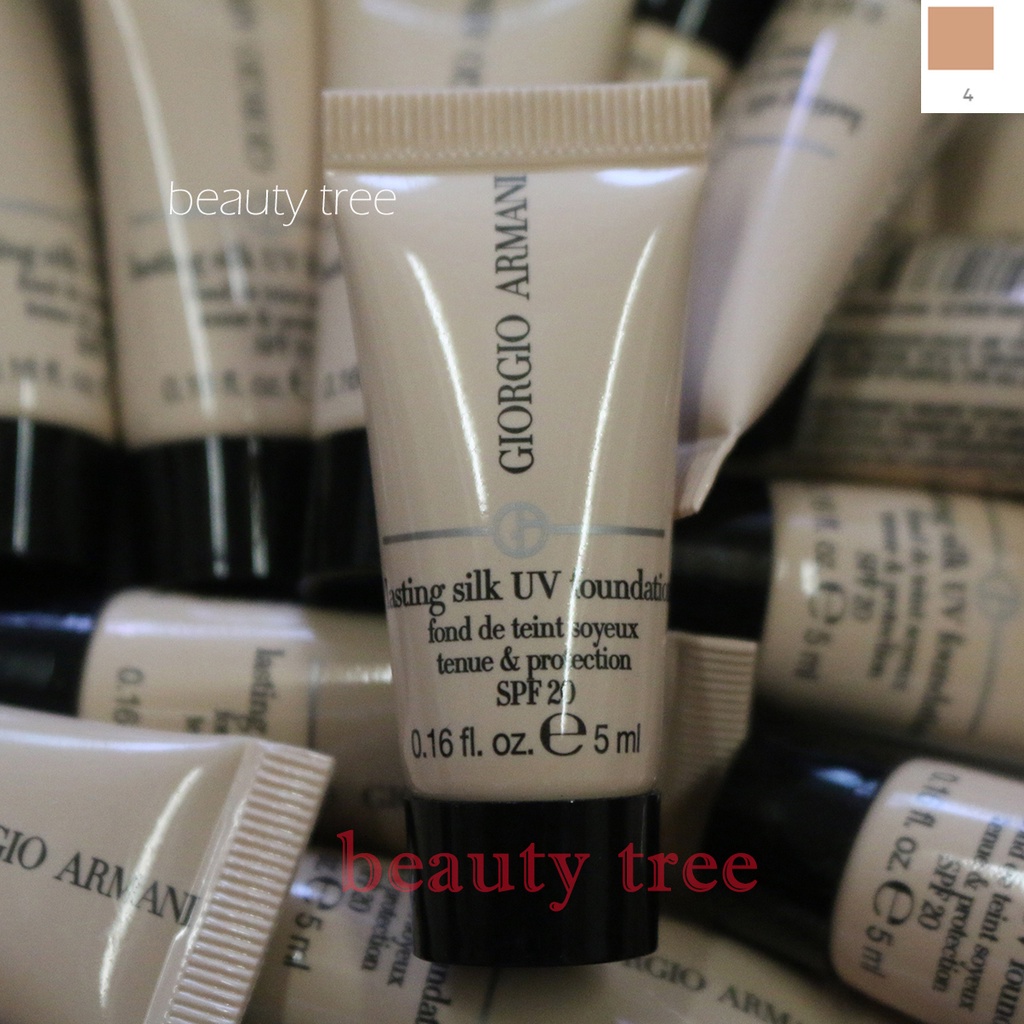Giorgio Armani LASTING SILK UV FOUNDATION 5ml #4 [promo price