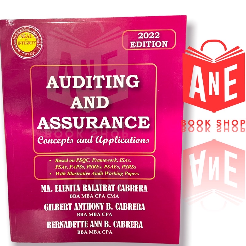 AUTHENTIC Cabrera 2022 - Auditing And Assurance Concepts And ...