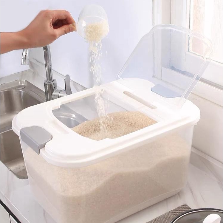 Rice DISPENSER 5KG Multifunction Food Storage Box | Shopee Philippines