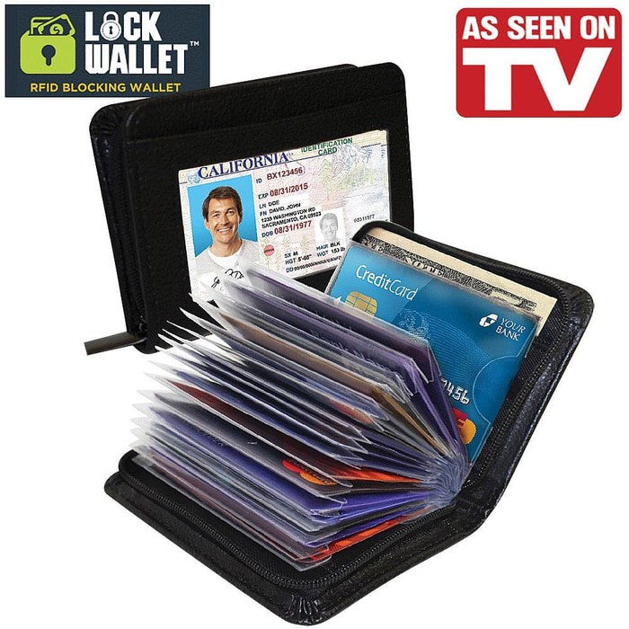 Lock Wallet Secure RFID Blocking Credit Card (Credit Card Wallet ...