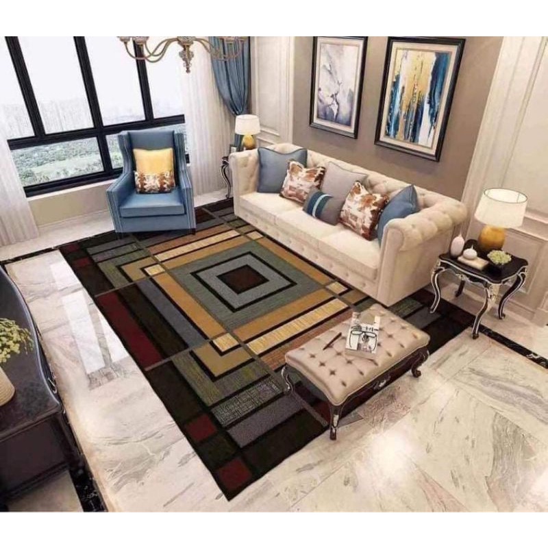 Carpet Rugs 3D Design For Living Room Bedroom | Shopee Philippines