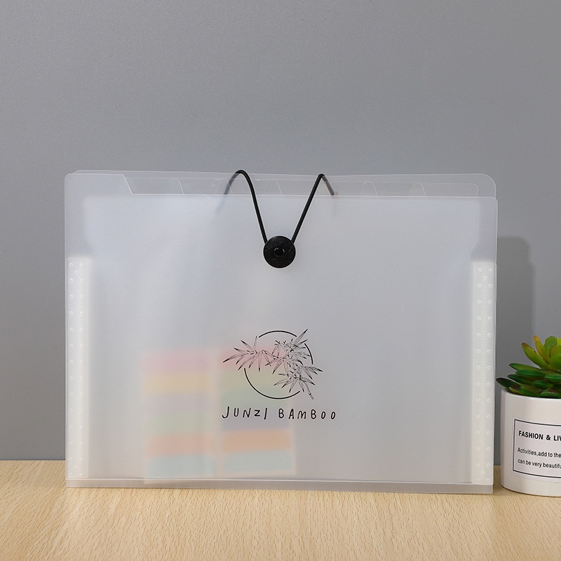 A4 Transparent Clear Custom File Document Folder for Promotion