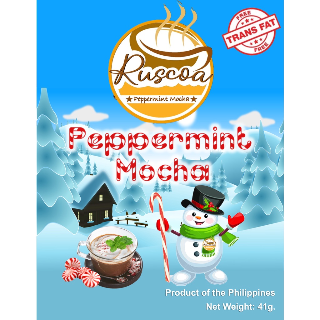 RUSCOA PEPPERMINT MOCHA - BEST SELLER (Instant Mocha Mix Peppermint ...
