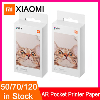 10/20 Sheets Xiaomi 3-inch ZINK Pocket Photo Paper Self-adhesive