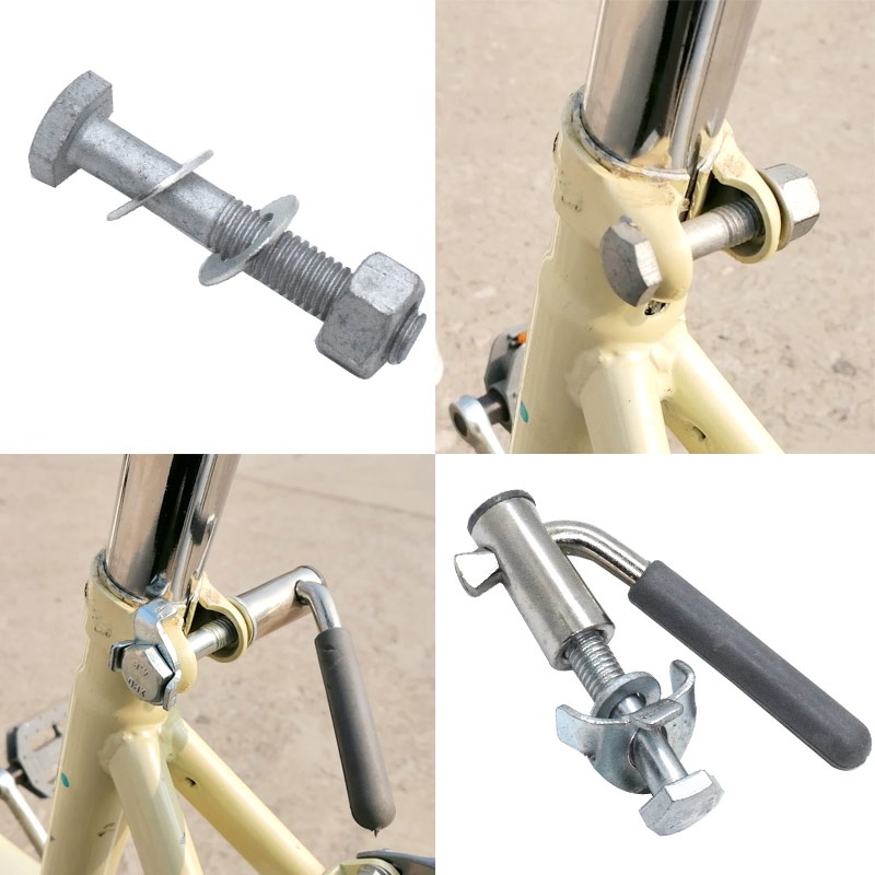 Bicycle seat post fixing screw children's bike quick release turnbuckle