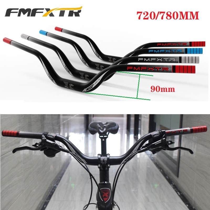 FMFXTR MTB Mountain Bike Handlebar Riser Bar 31.8mm 720mm 780mm Rise 9 cm Hight Racing Bicycle Extra Long Handle Bar Riser Bar Shopee Philippines