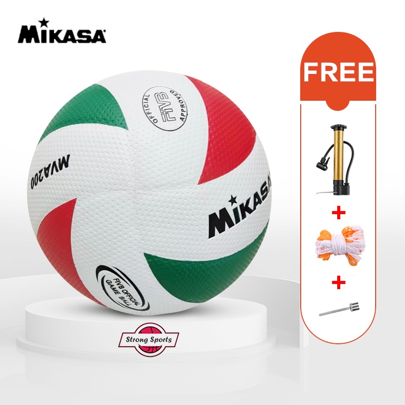 Original MIKASA MVA200 Volleyball Soft Leather Size 5 FIVB Game Ball