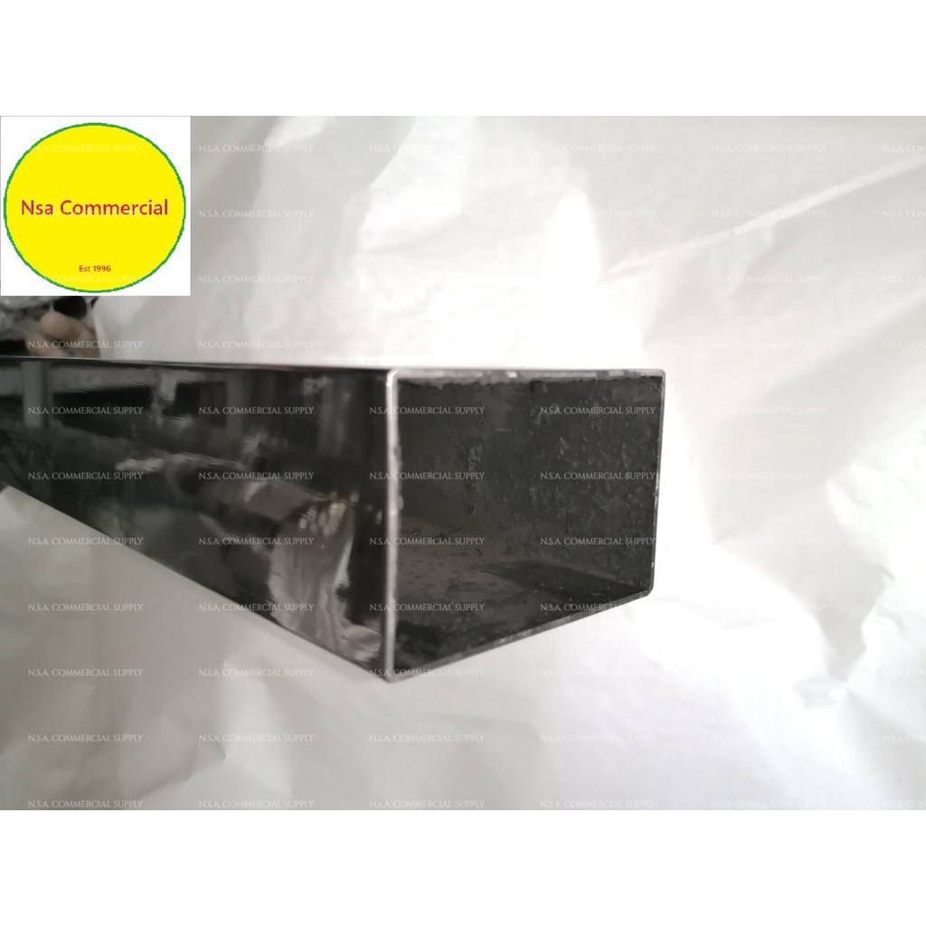 Stainless 304 / Rectangular Tube 2" x 3" x 1.5mm thickness x 1 Meter ...