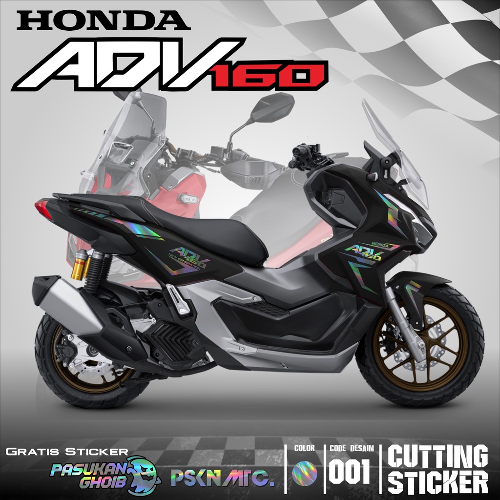 Cutting Sticker ADV 160 - Motorcycle Accessories Sticker Honda ADV New ...