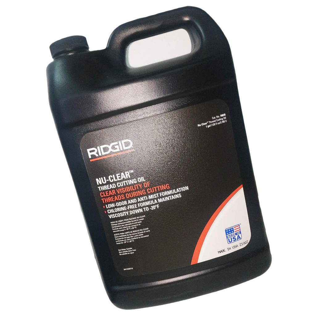 ORIGINAL RIDGID THREAD CUTTING OIL ( 1 GALLON ) NU-CLEAR THREADING OIL