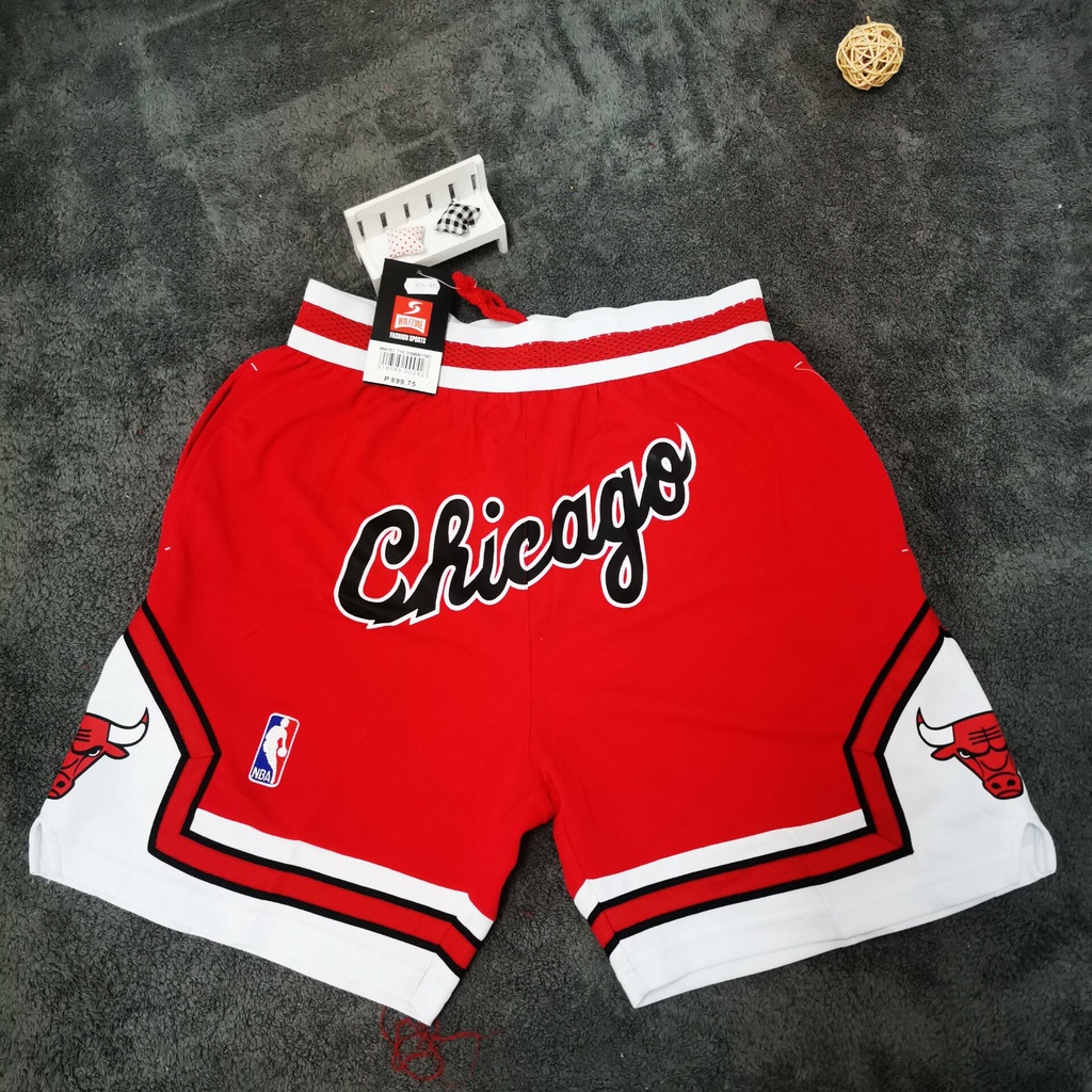 avig Thailand class A 1997 Chicago Bulls Retro Basketball Shorts Men's ...