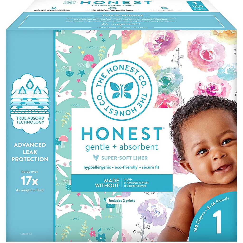 Honest size store 3 diapers weight