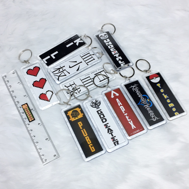 Acrylic Keychain 』 Undertale ApexLegends PUBG Girlsfrontline Anime ...
