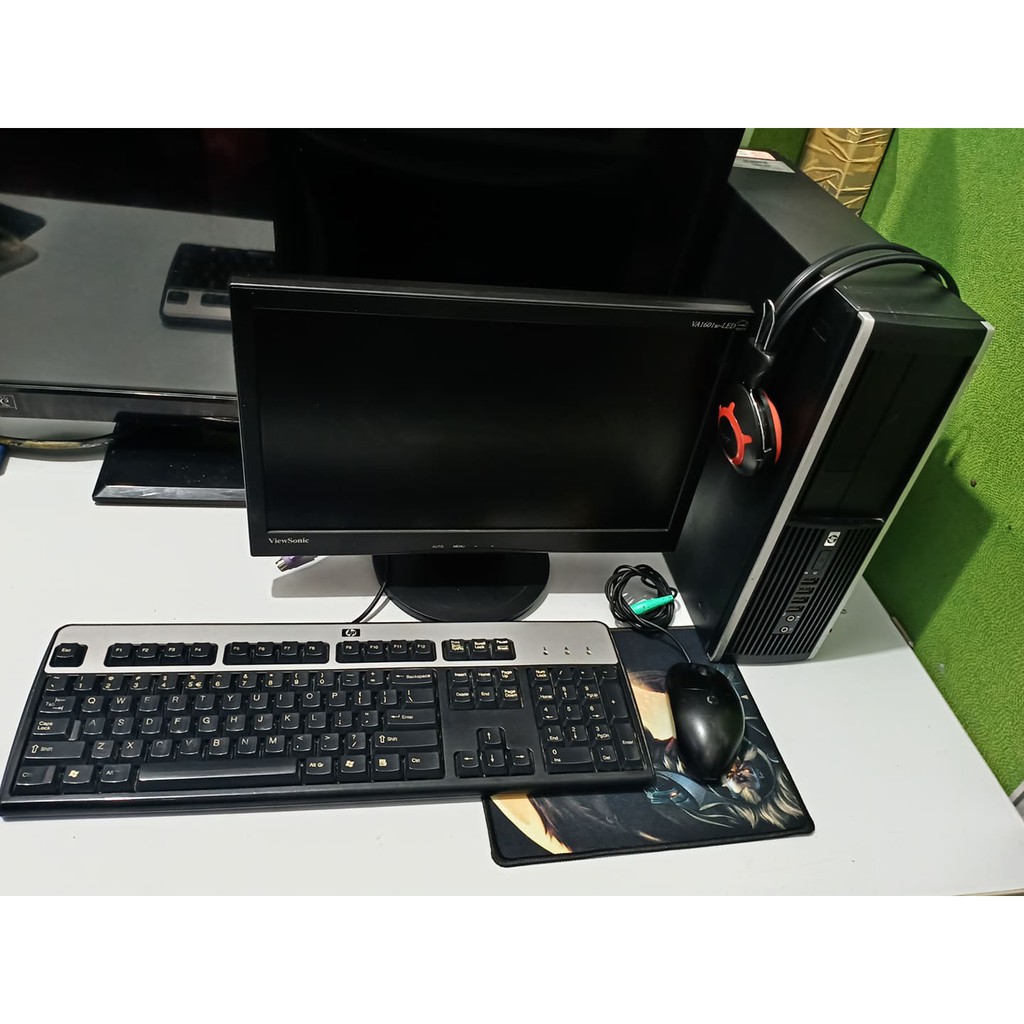 HP DESKTOP PACKAGE SET 2gb dd2 160gb Hdd 17inch LCD KB Ms HS | Shopee ...