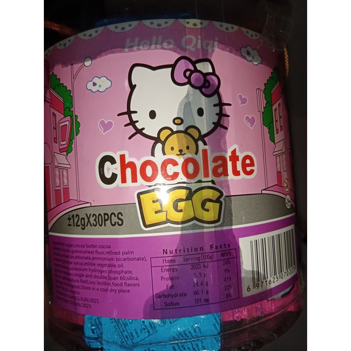 HELLO KITTY CHOCOLATE EGG ( 30 PCS IN PACK ) Shopee Philippines