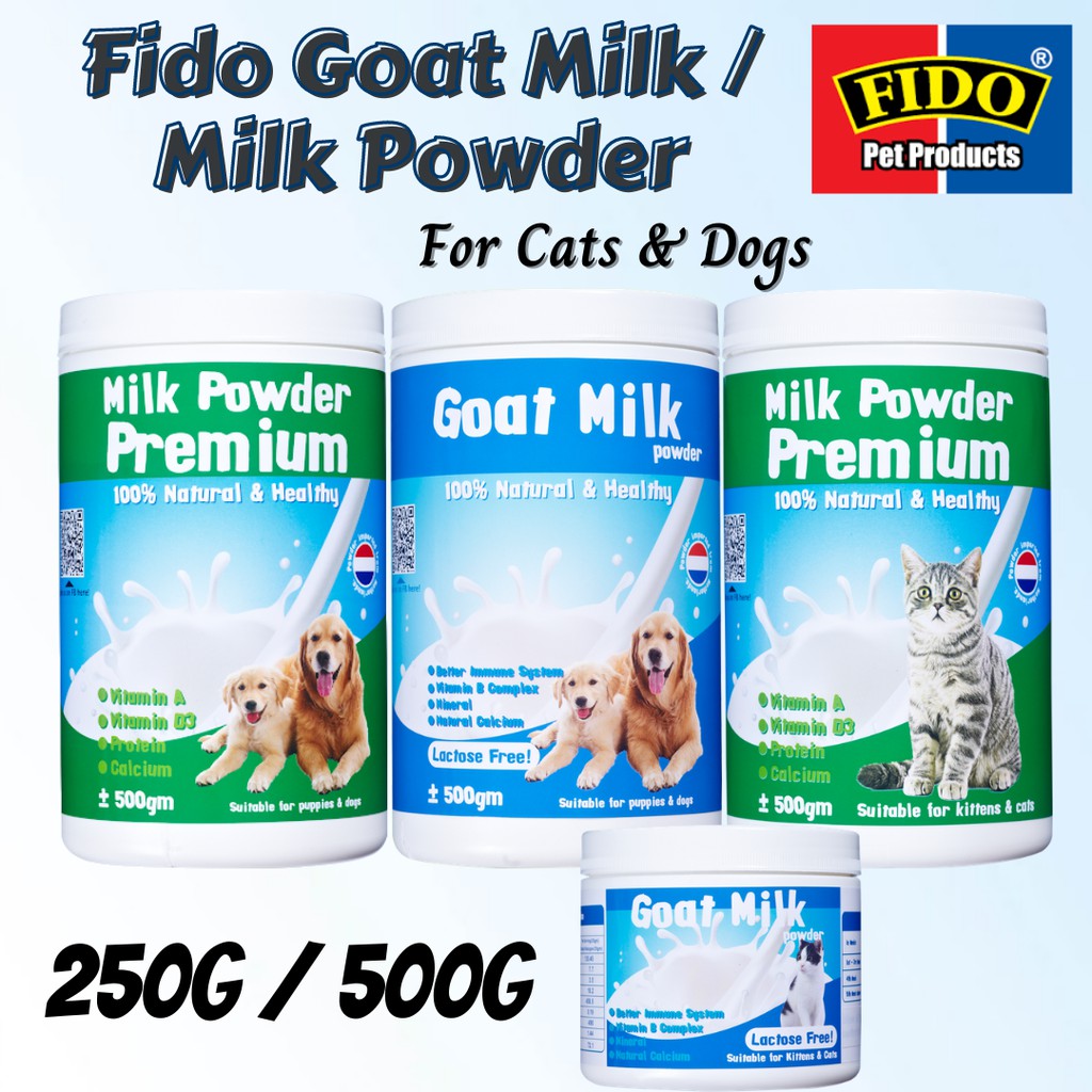 Fido Premium Dog & Cat Goat Milk Powder / Full Cream Milk Powder For