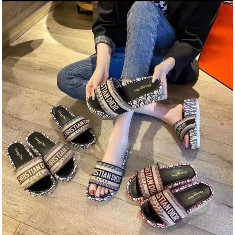 Dior best sale platform sandals