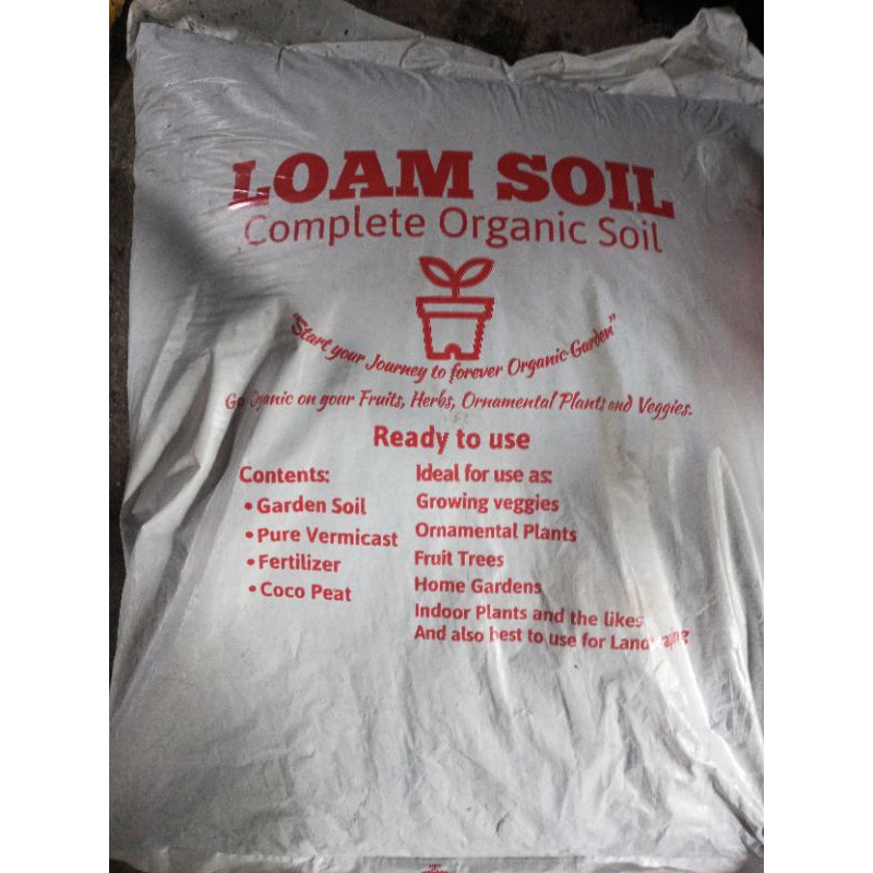 Loam Soil Complete organic soil (repack) | Shopee Philippines