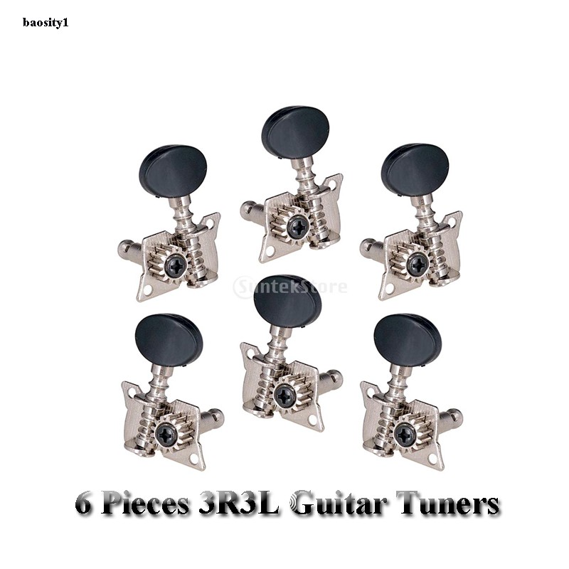 6x Replace Guitar Machine Heads Knobs Guitar String Tuning Pegs Machine