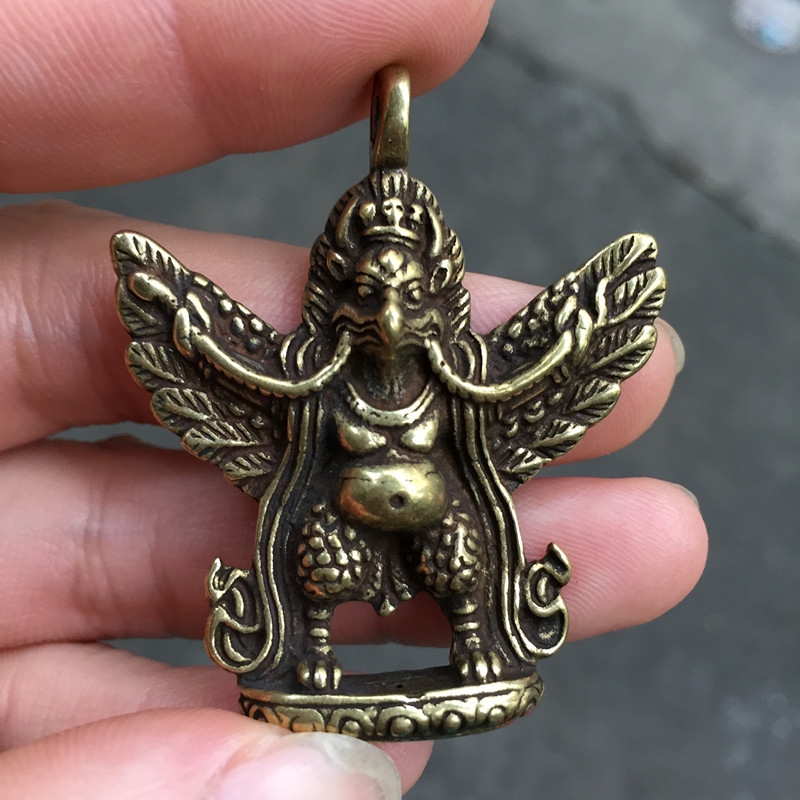 Garuda Roc Brass Talisman Lucky Wealth Fortune Destiny Amulet Pendant ...