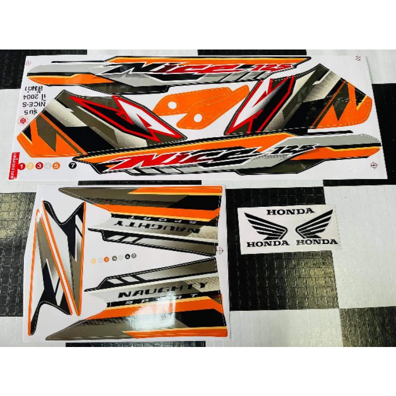 XRM RS125/NICE 125 THAI DECALS | Shopee Philippines