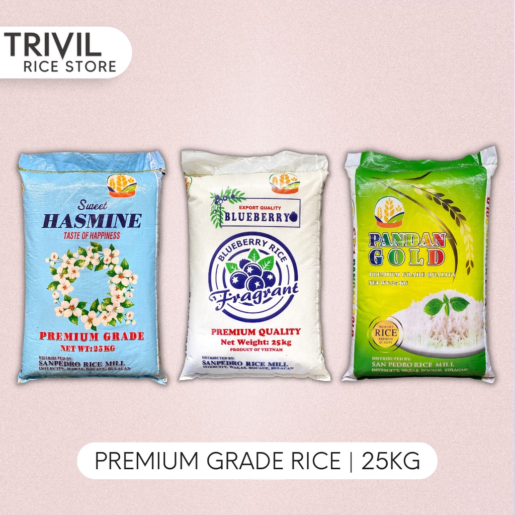 Premium Grade Rice 25kg – Sweet Hasmine | Blueberry | Pandan Gold ...