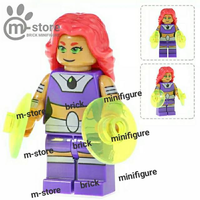 Brick teen titans starfire star fire mini figure | Shopee Philippines