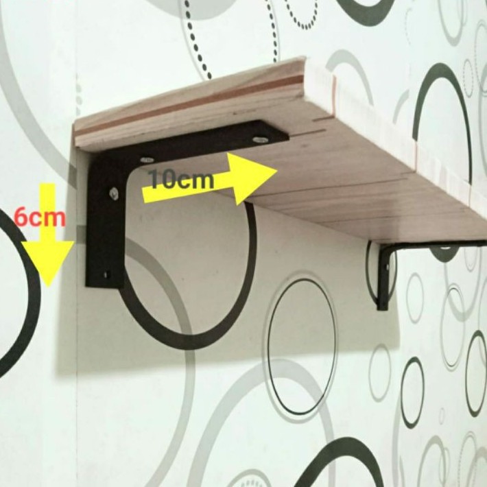 Iron Elbow Wall Shelf / Shelves (10x10 cm) | Shopee Philippines
