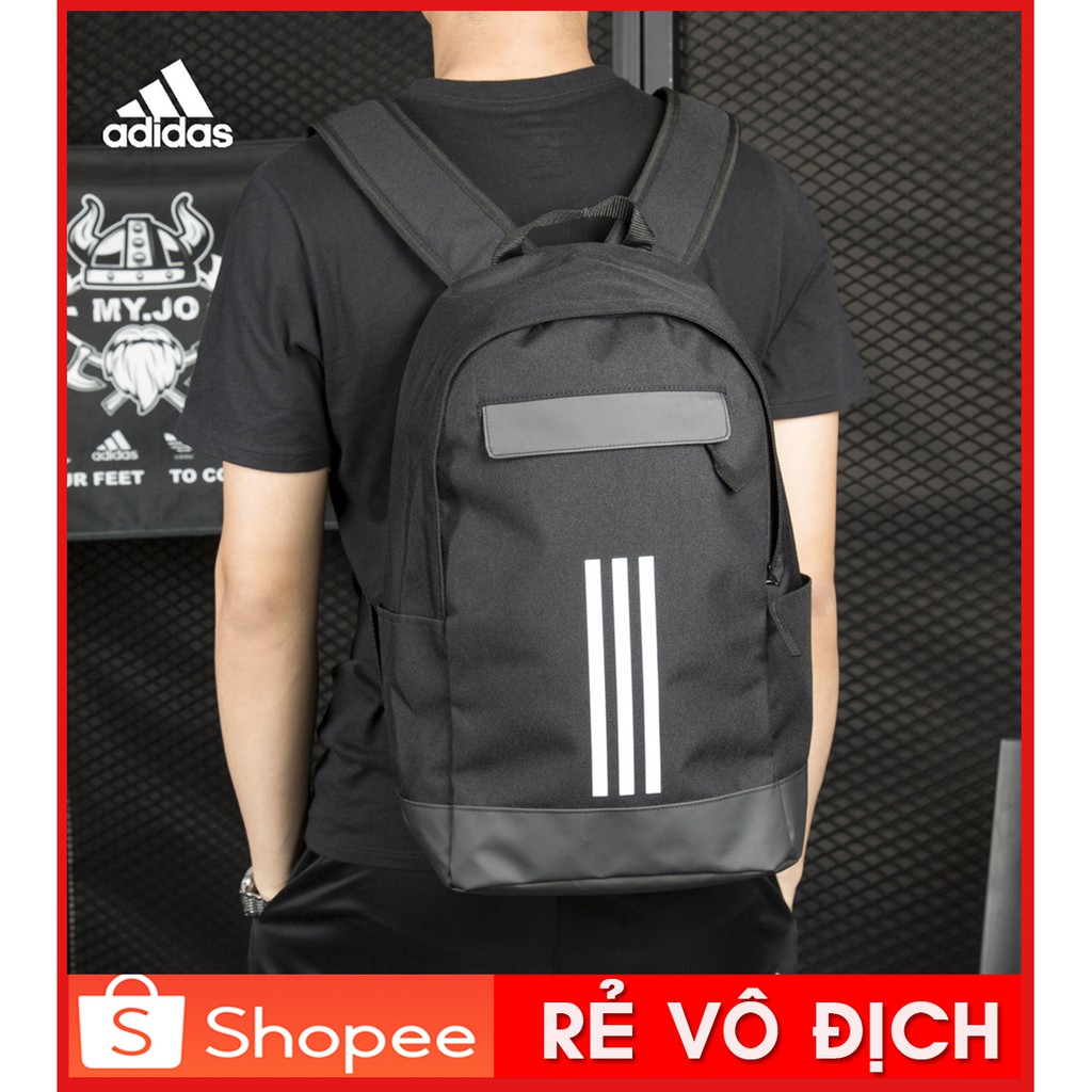 Real Photo Adidas Classic Backpack Black CF3300 Genuine Goods Commitment 100 Satisfaction