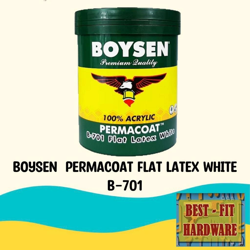 BOYSEN PERMACOAT 1L 710 GLOSS / 715 SEMIGLOSS / 701 FLAT LATEX WHITE