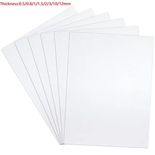 Plaque En Plastique ABS Blanc - Feuille Plate Pour Modélisme, Construction, Tailles Multiples, Neuve