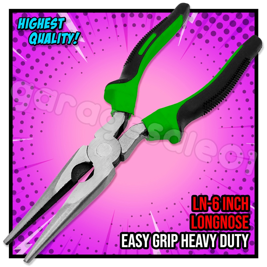 6" STANDARD PLIERS CUTTER LONGNOSE Combinations 6"Pliers Shopee Philippines