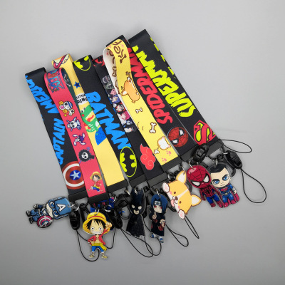 10pcs Lanyard Keychain For Usb Flash Drive Strap String Black