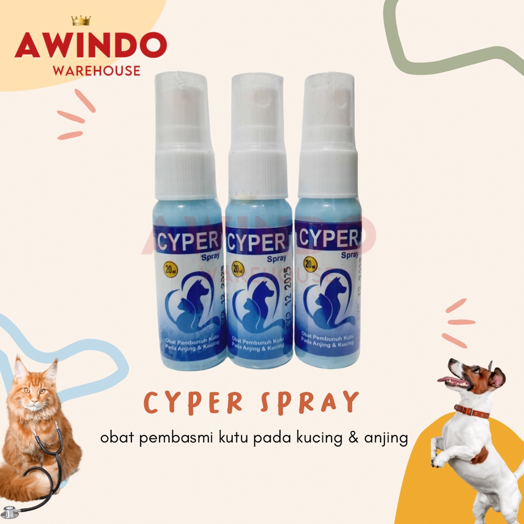 Cyper Cat Dog Flea Spray Medicine Shopee Philippines