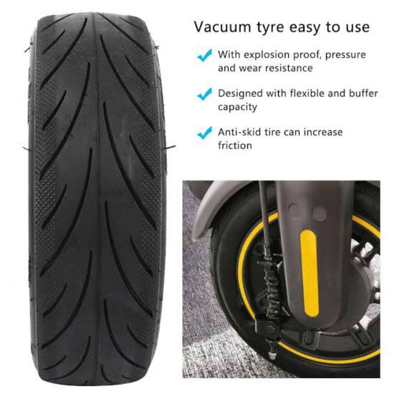 Scooter Outer Tire 10x2.50-6.5 Tubeless For INMOTION L9/S1 12 thumbnail image