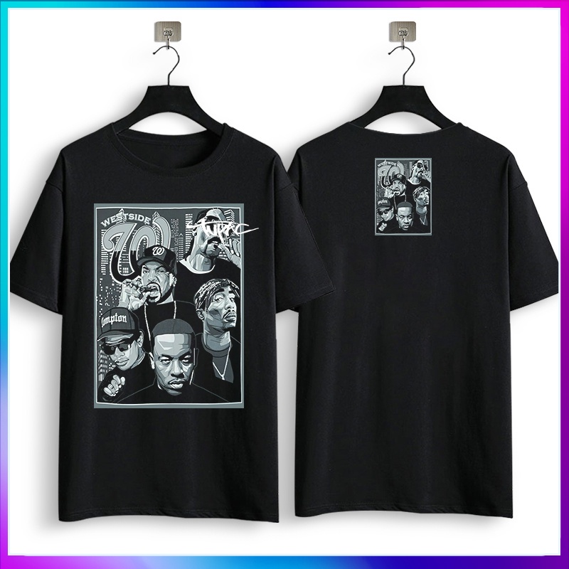 Gildan - West Side Rappers T-shirt Hip Hop Legends 2pac Tupac Snoop Nwa ...