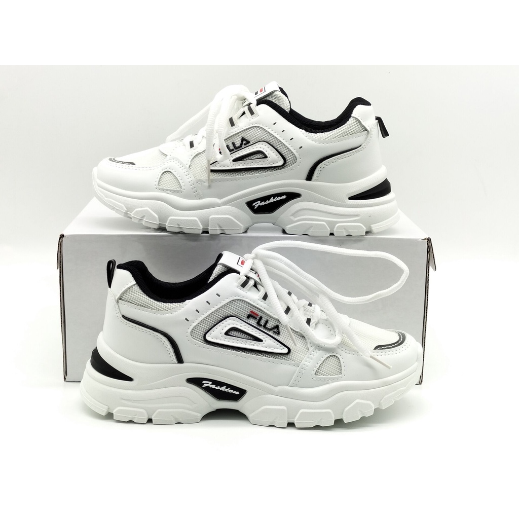 Fila shoes women black and white hotsell