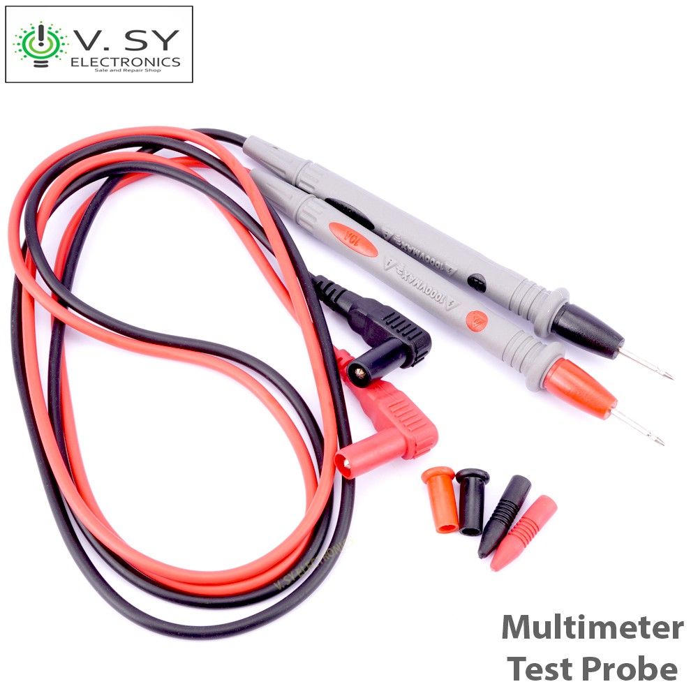 1000V 10A Universal Digital Multimeter Probe Test Leads Pin Needle Tip