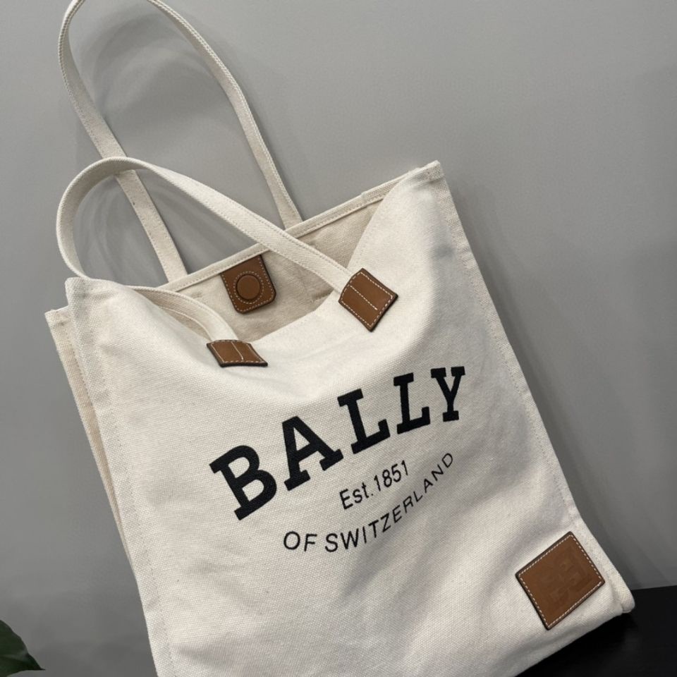 Bally canvas 2024 tote