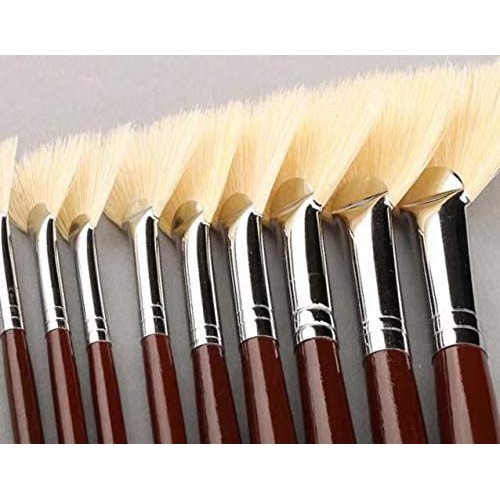 [MYK] Artist Brush Set, Fan Paint Brush Set Shopee Philippines