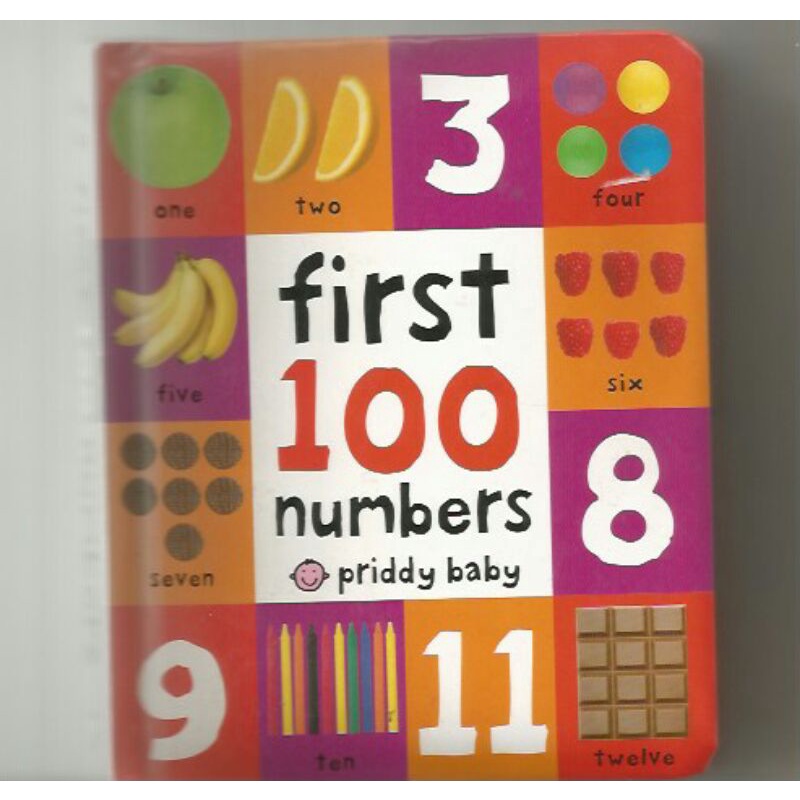 First 100 Numbers ( Priddy Baby Board book ) | Shopee Philippines