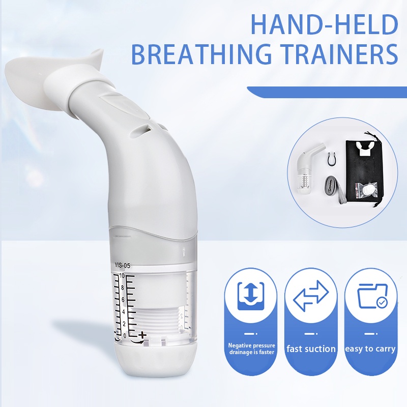 BGMMED Breathing Trainer Lung Portable Inspiratory Resistance Training ...