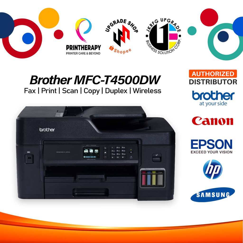 Brother MFC-T4500DW InkJet Printer / MFCT4500DW / T4500 | Shopee ...