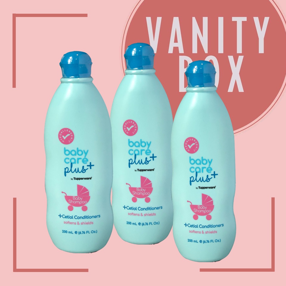 Baby Care Plus Blue Baby Shampoo Set of 3 200mL Shopee Philippines