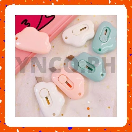 YNCO-Cloud Shaped Cutter Portable Key Chain Cutter Mini Utility Knife ...